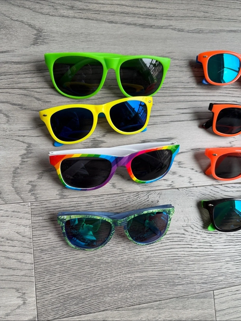 Assorted Colorful Kids Sunglasses - Neon & Pattern Mix